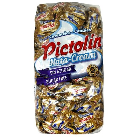 Bolsa de 800 gr de Caramelos Pictolín Dulce de leche y Nata sin azúcar