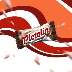 Bolsa de 800 gr de caramelos Pictolín Chocolate y Nata sin azúcar