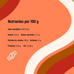 Bolsa de 800 gr de caramelos Pictolín Chocolate y Nata sin azúcar