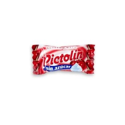 Bolsa de 800 gr de caramelos Pictolín Cereza y Nata sin azúcar
