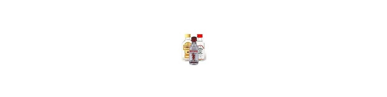 Miniaturas de botellas de Ginebra para bodas y celebraciones
