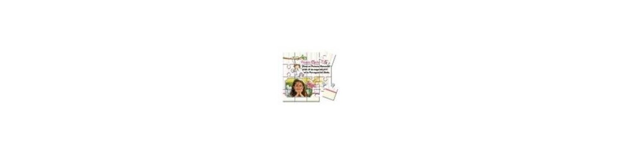 Invitaciones comuniones en puzzle